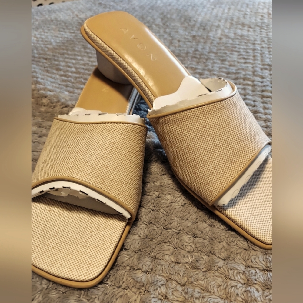 Brand new sandals by Avon.